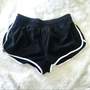 Zara Black Athletic Shorts